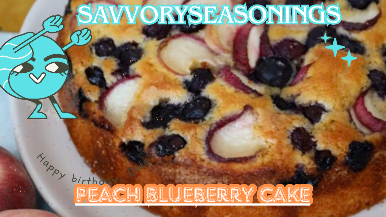 Peach Blueberry Cake