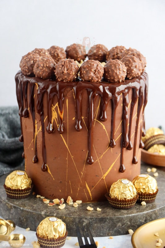 Indulgent Ferrero Rocher Drip Cake! Recipe & Tips